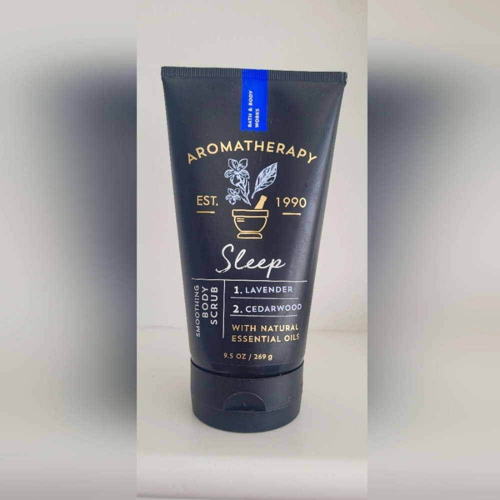 BATH & BODY WORKS AROMATHERAPY SLEEP LAVENDER CEDARWOOD SMOOTHING BODY SCRUB